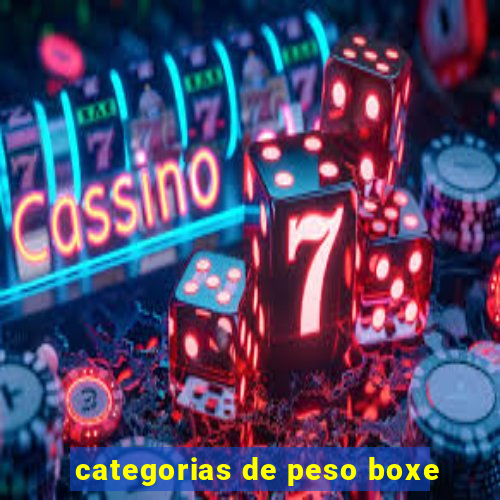 categorias de peso boxe